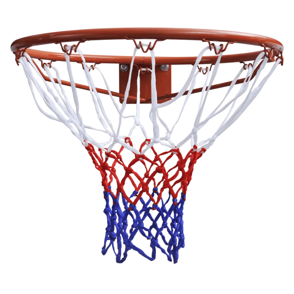 Set Canestro da Basket con Rete Arancione 45 cm - homemem39