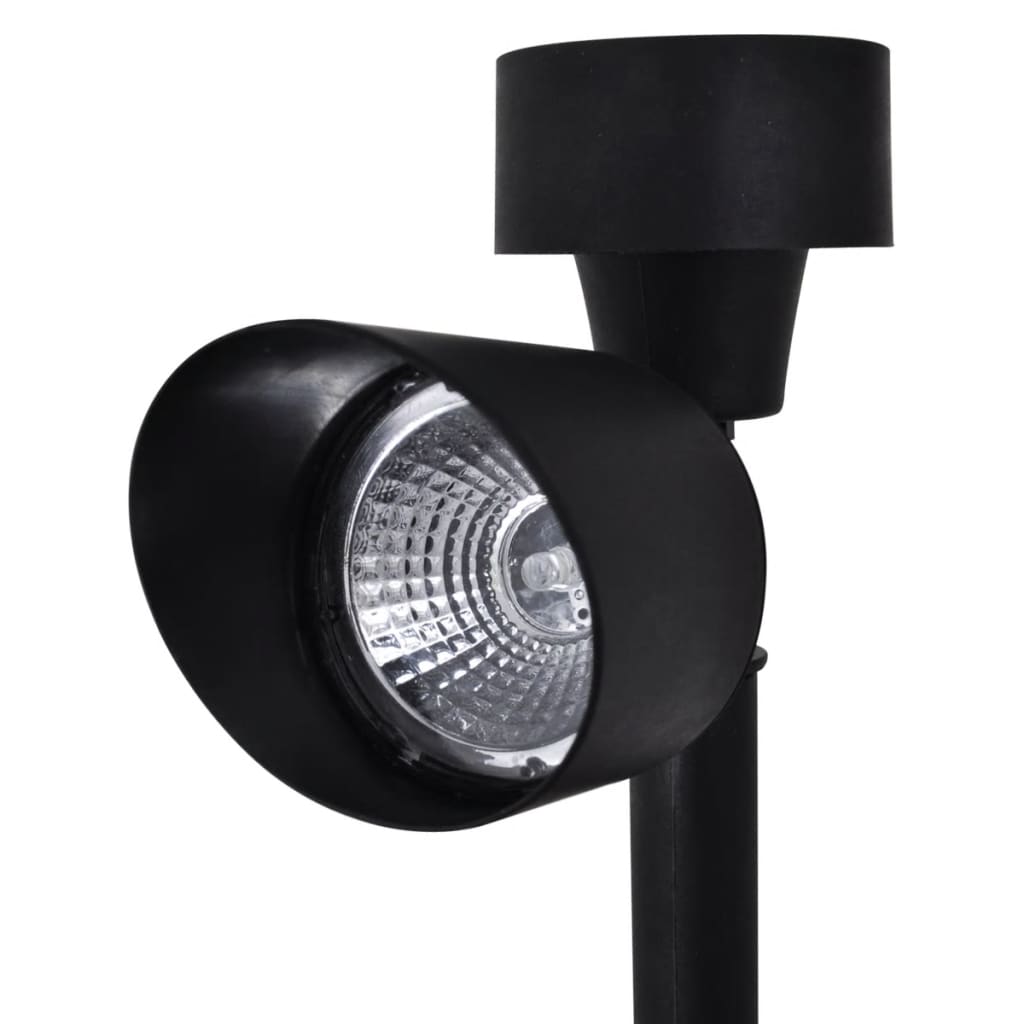 Riflettore solare esterno con LED Nero 12 pezzi - homemem39