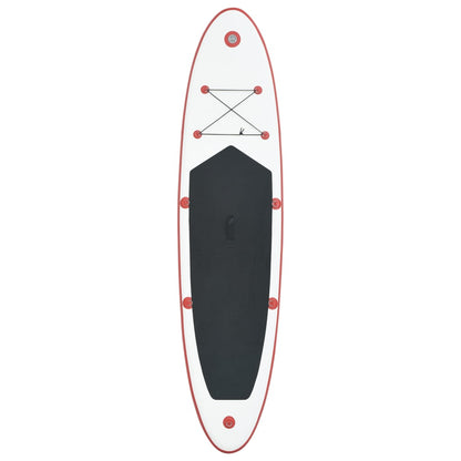 Set Tavola da SUP e Surf Gonfiabile Rosso e Bianco - homemem39