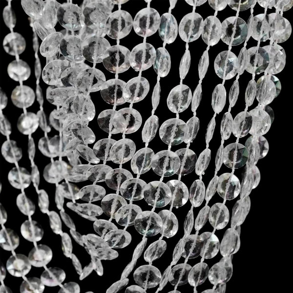 Lampadario Sospeso in Cristallo 22 x 58 cm - homemem39