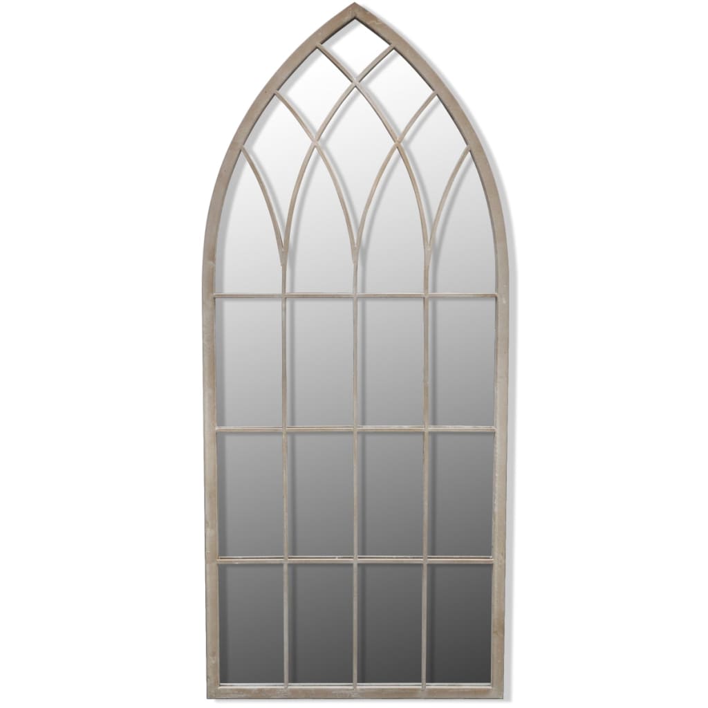 Specchio da Giardino Gotico con Arcata 50x115cm Interni Esterni - homemem39
