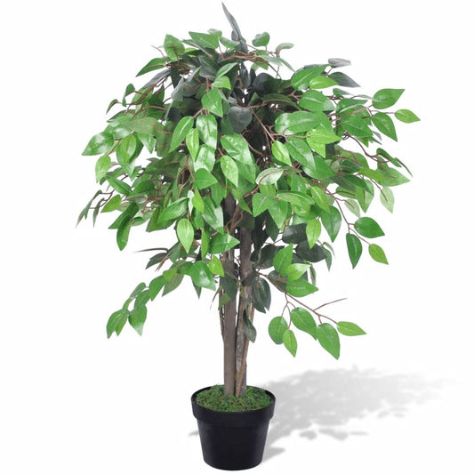 Albero Ficus Artificiale con Vaso 90 cm - homemem39