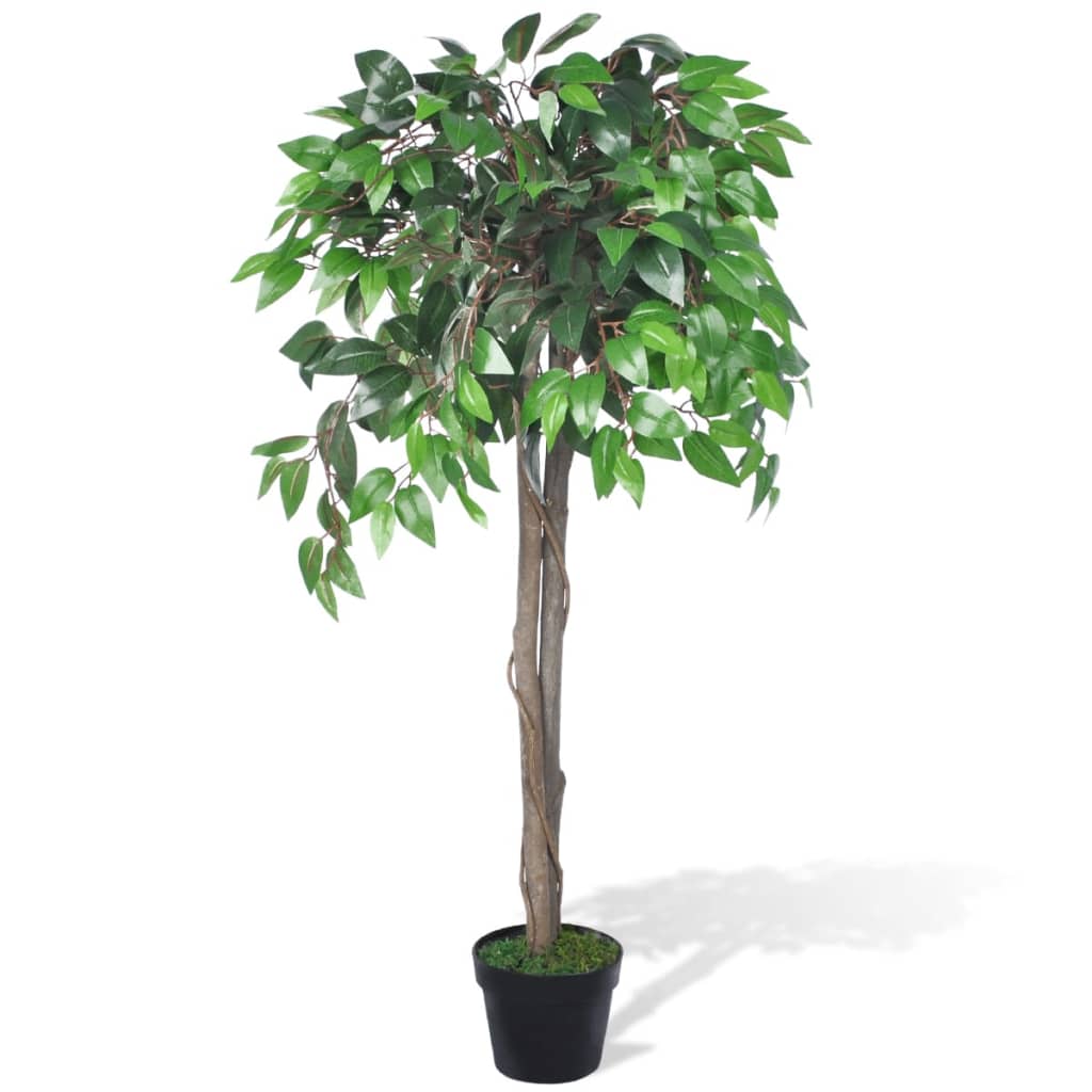 Albero di Ficus Artificiale con Vaso 110 cm - homemem39