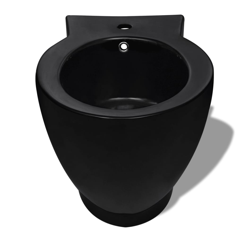 Set Toilette e Bidè in Ceramica Nero - homemem39