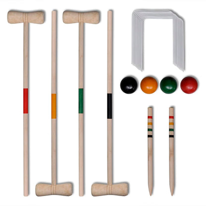 Set Gioco Croquet di legno per 4 giocatori - homemem39