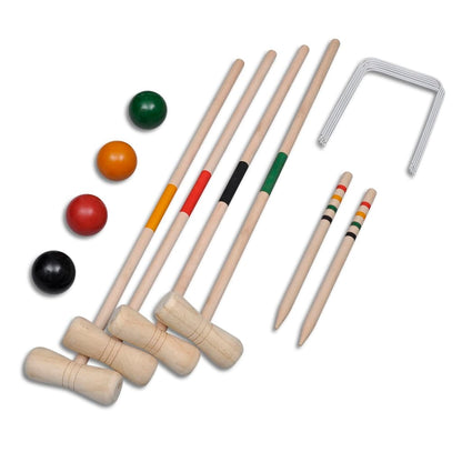 Set Gioco Croquet di legno per 4 giocatori - homemem39