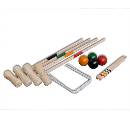Set Gioco Croquet di legno per 4 giocatori - homemem39