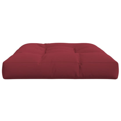 Cuscino per Pallet 120 x 80 x 12 cm Rosso Vino in Tessuto - homemem39