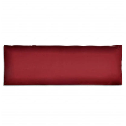 Cuscino di Appoggio Imbottito Rosso Vino 120 x 40 x 10 cm - homemem39