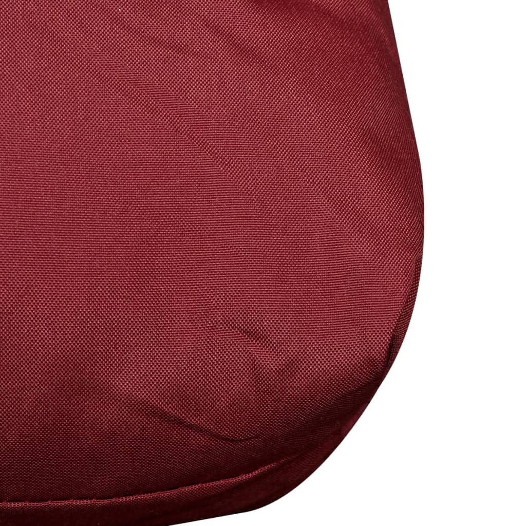 Cuscino di Appoggio Imbottito Rosso Vino 120 x 40 x 10 cm - homemem39