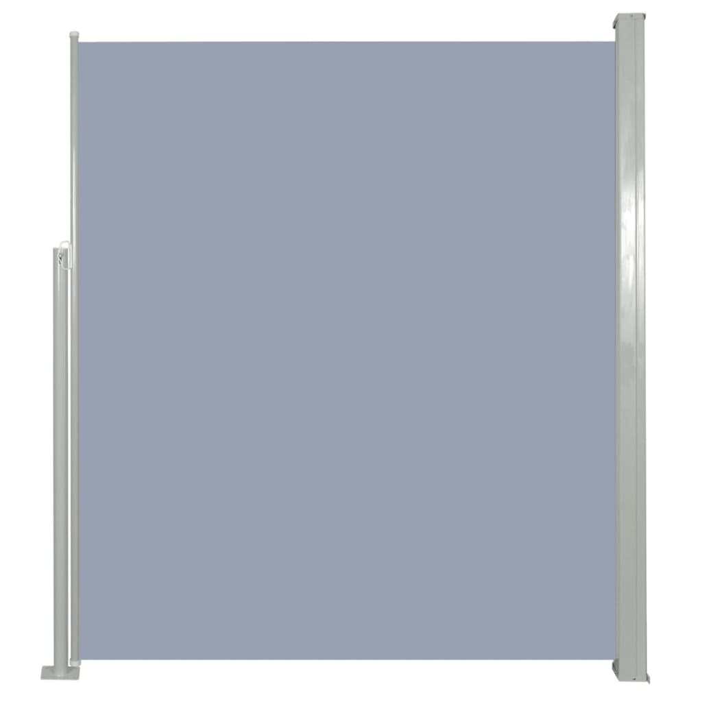 Tenda da Sole Laterale Retrattile 160 x 300 cm Grigio - homemem39