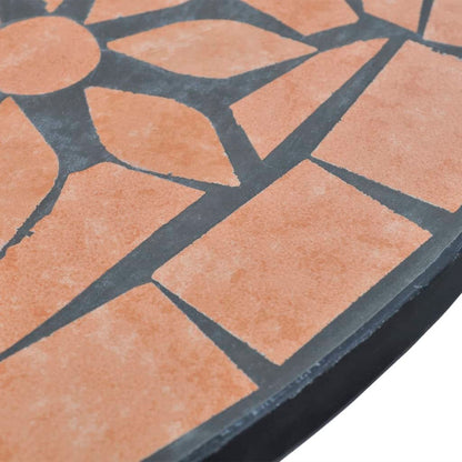 Tavolo da Bistrot Terracotta 60 cm a Mosaico - homemem39