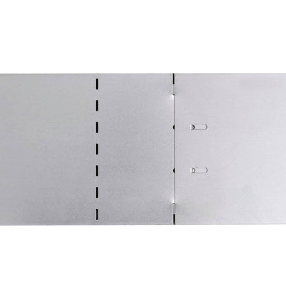 Set 5 pz Bordo prato flessibile in acciaio galvanizzato 100 x 14 cm - homemem39