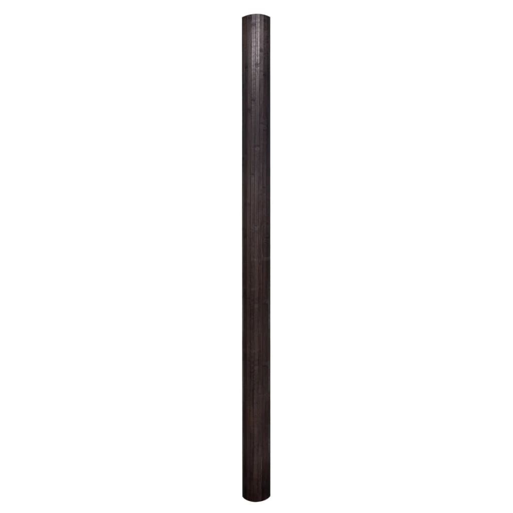 Pannello Divisore per la Stanza Bambù Marrone Scuro 250x165 cm - homemem39