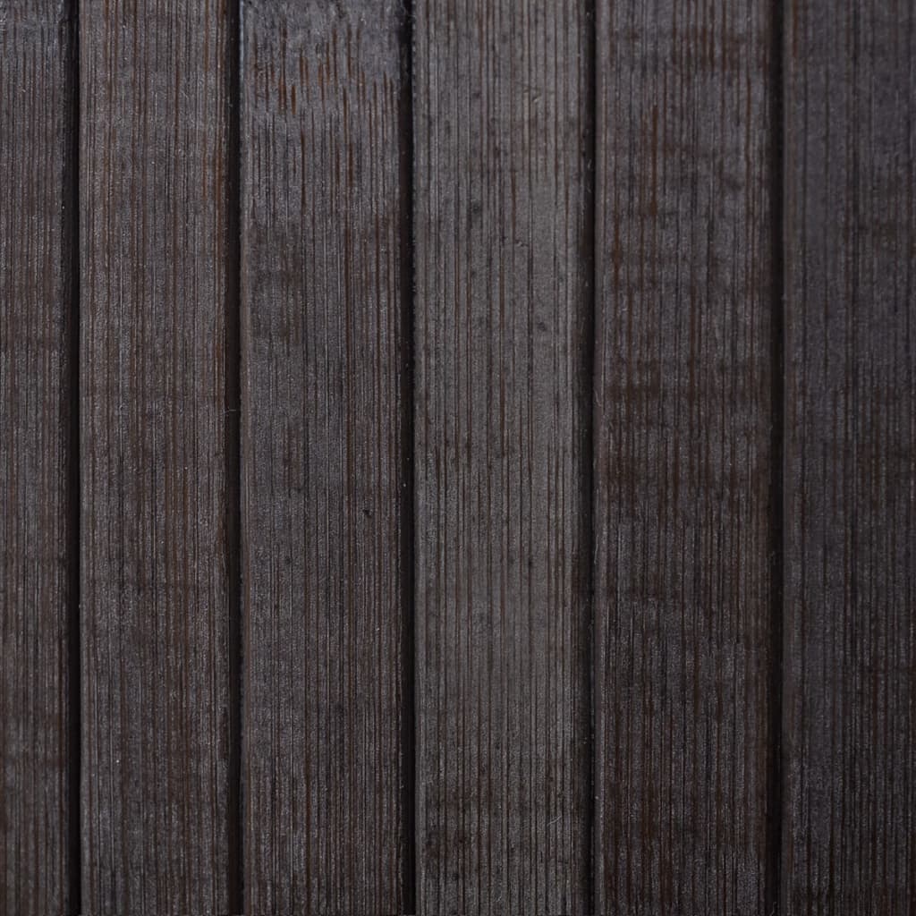 Pannello Divisore per la Stanza Bambù Marrone Scuro 250x165 cm - homemem39