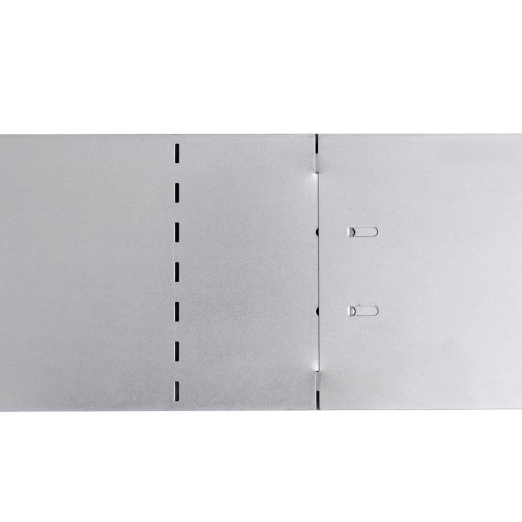 Set 10 pz Bordo prato flessibile in acciaio galvanizzato 100 x 14 cm - homemem39