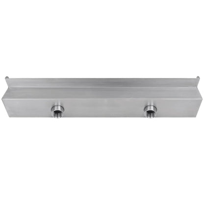 Fontana a Cascata per Giardino Rettangolare Acciaio Inox 60 cm - homemem39