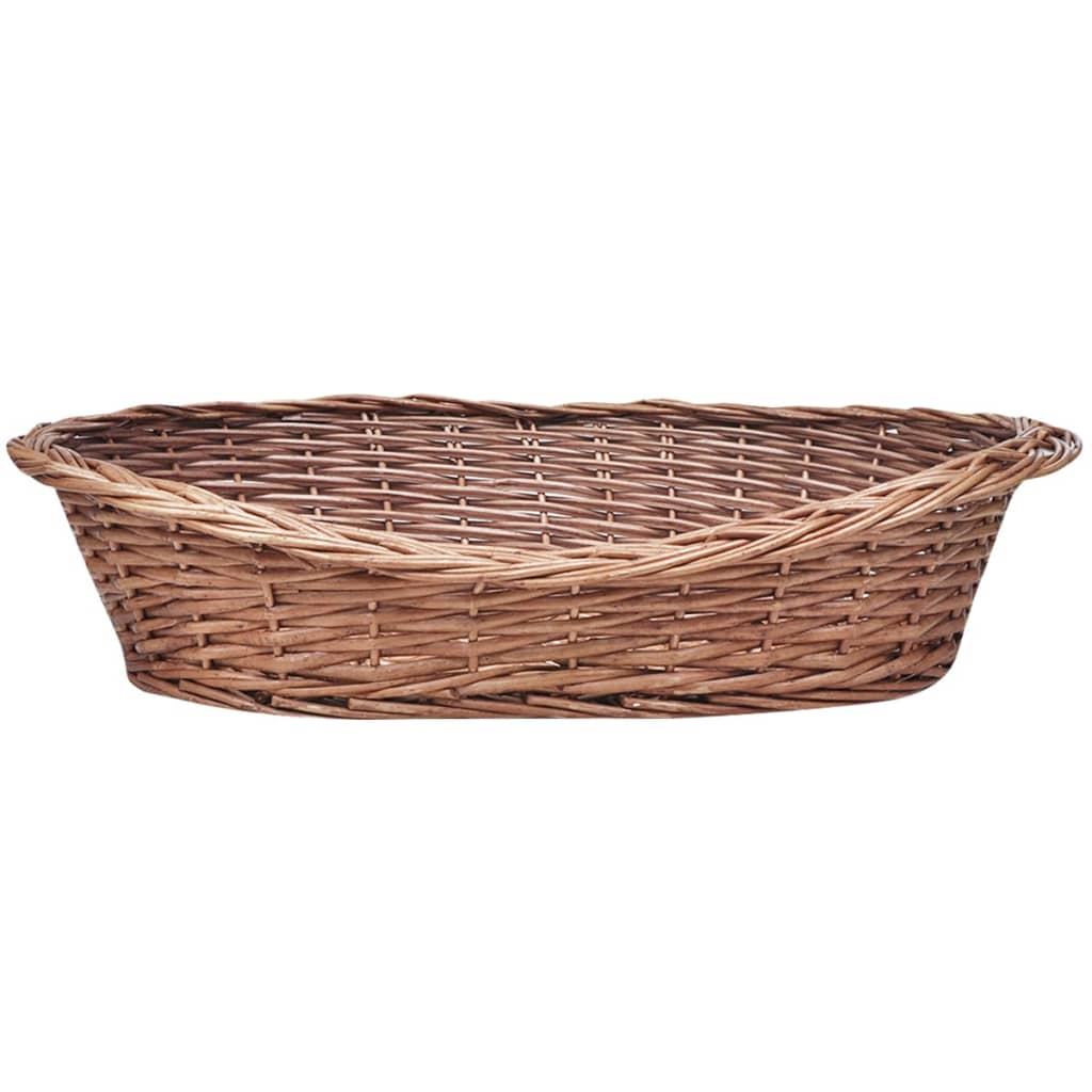 Cesto/Cuccia per Cani in Vimini Naturale 50 cm - homemem39