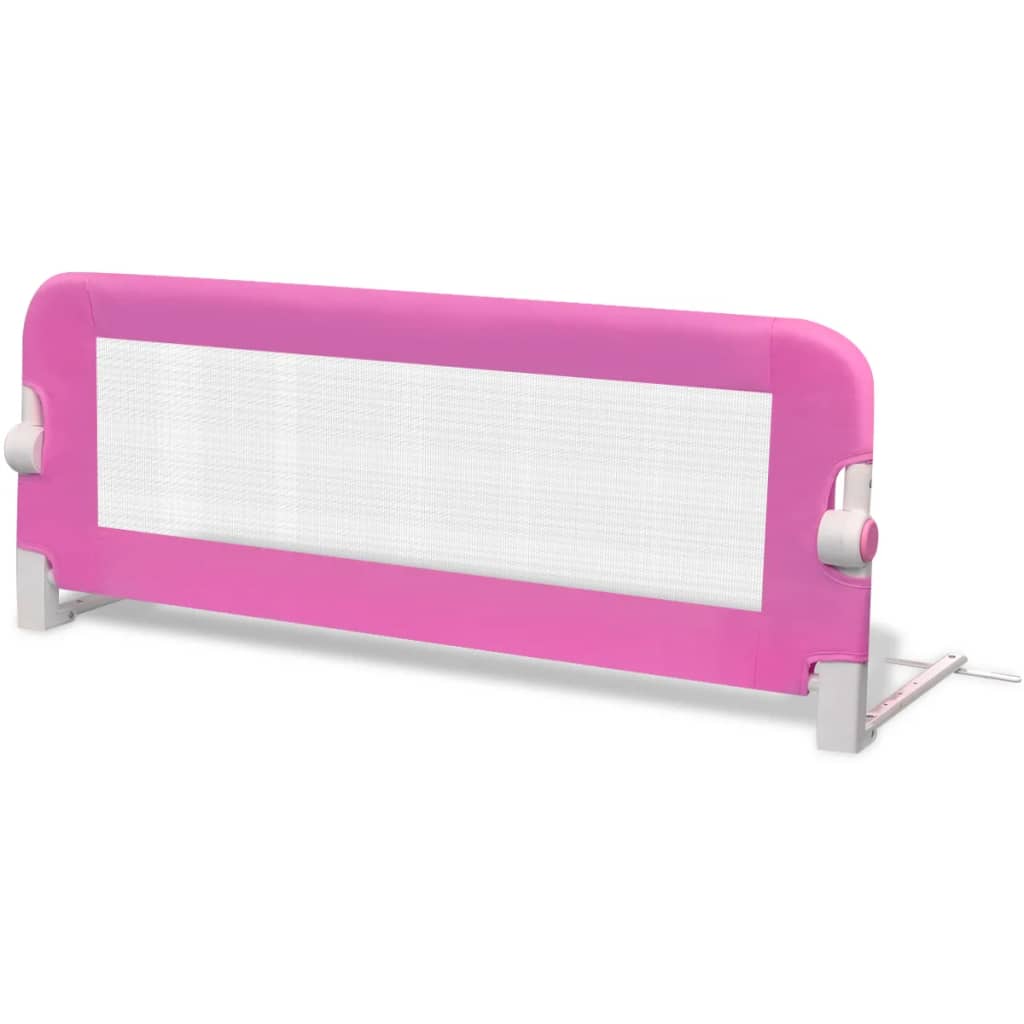 Barriera di Sicurezza per Letto Bambino 102 x 42 cm Rosa - homemem39