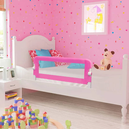 Barriera di Sicurezza per Letto Bambino 102 x 42 cm Rosa - homemem39