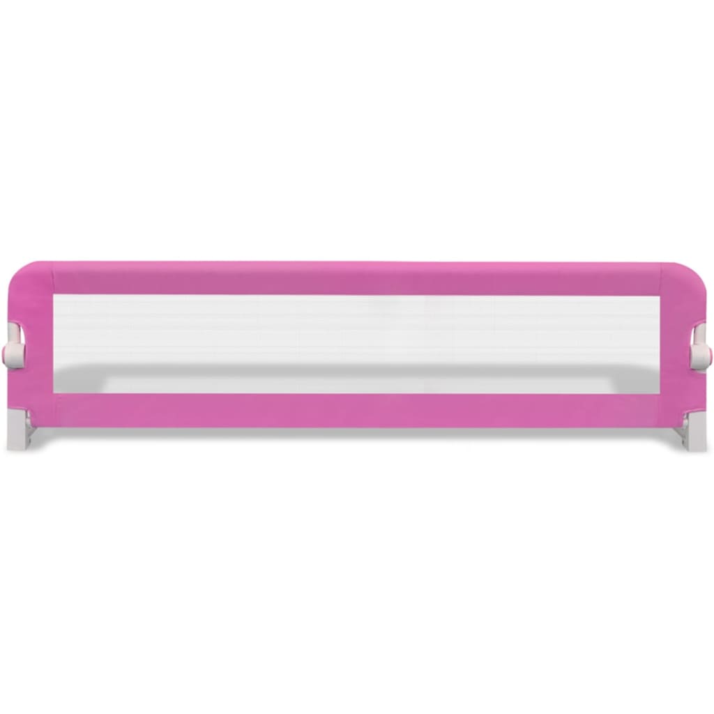 Barriera di Sicurezza per Letto Bambino 150 x 42 cm Rosa - homemem39