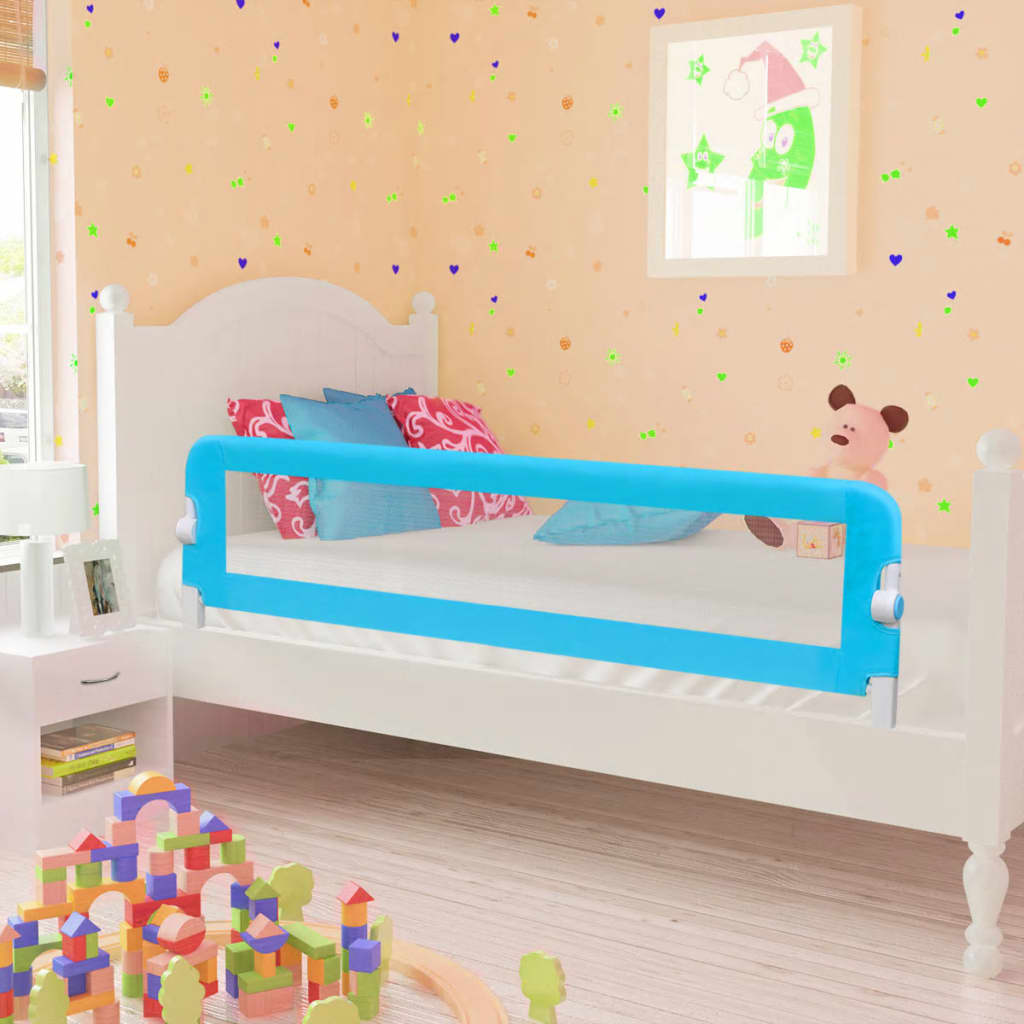 Sponda di Sicurezza per Lettino Bambino 150 x 42 cm Blu - homemem39