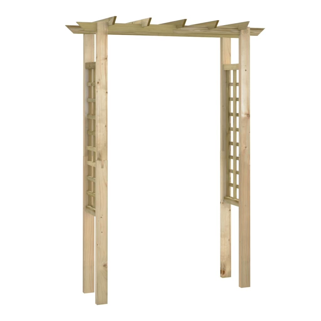 Pergola / Arco da Giardino 150x60x204 cm in Legno Impregnato - homemem39