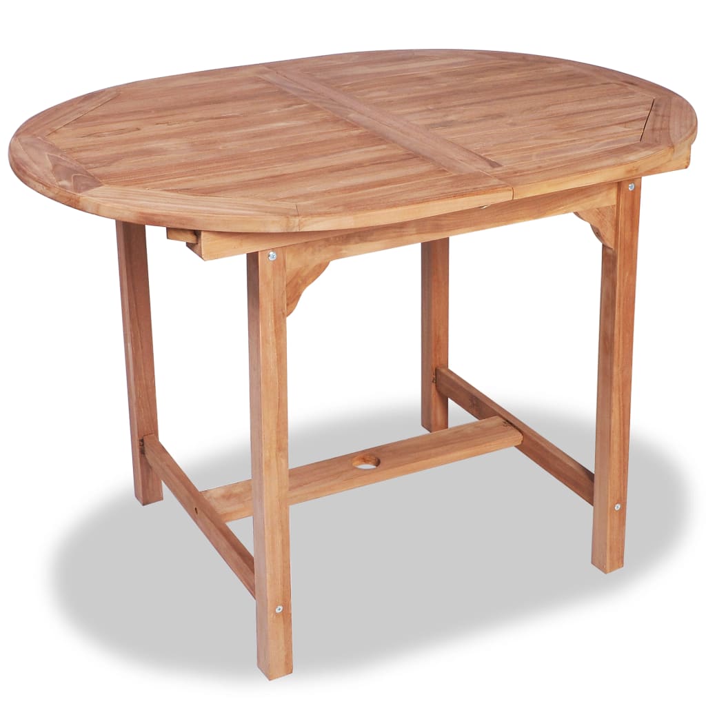 B-ware Set da Pranzo per Esterni 7 pz Legno Massello di Teak - homemem39