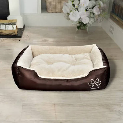 Lettino per Cani Marrone e Beige XXL - homemem39