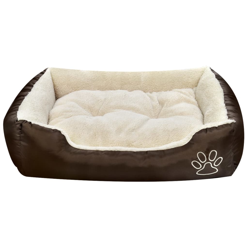 Lettino per Cani Marrone e Beige XXL - homemem39