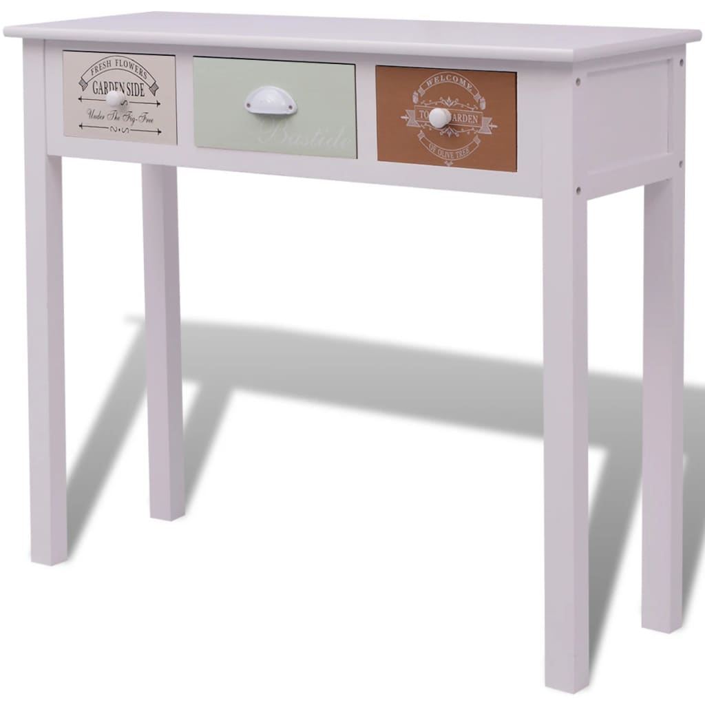 Tavolo Consolle in Stile Francese in Legno - homemem39