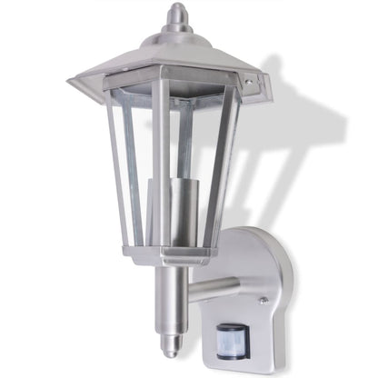 Lampada da parete per esterno con sensore in acciaio inox - homemem39