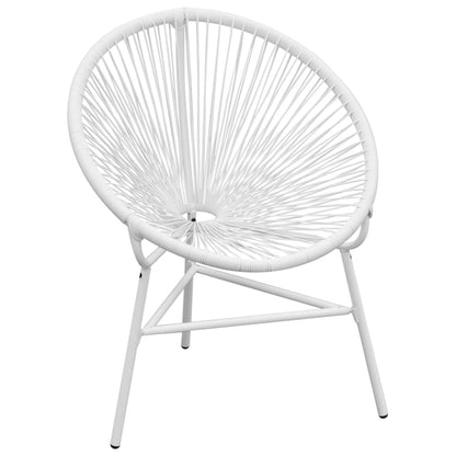 Sedia da Giardino Acapulco in Polyrattan Bianco - homemem39