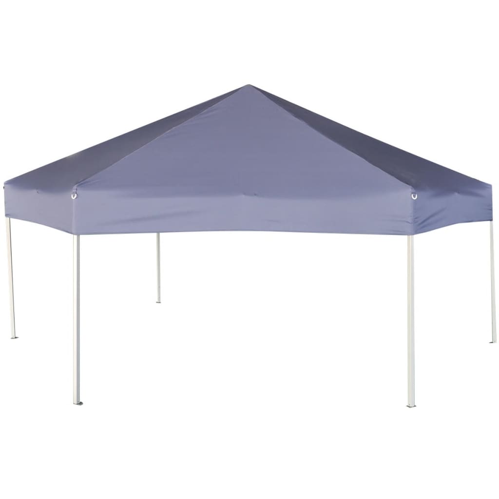 Gazebo Esagonale Pop-Up con 6 Pareti Blu Scuro 3,6x3,1 m - homemem39