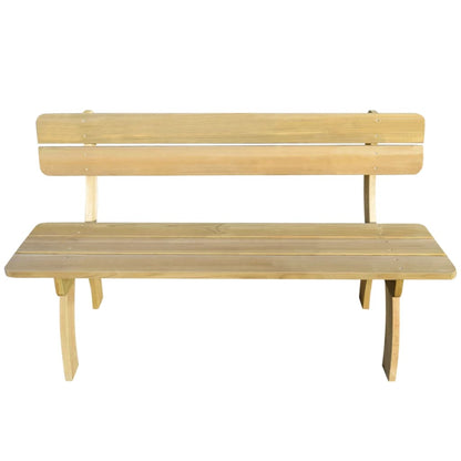 Panca da Giardino 150 cm in Legno di Pino Impregnato - homemem39