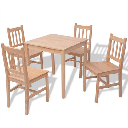 Set da Pranzo 5 pz in Legno di Pino - homemem39