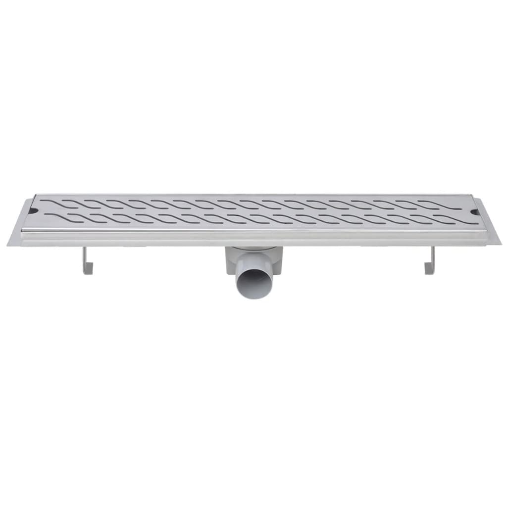 Canaletta di Drenaggio Lineare Doccia 630x140 mm Acciaio Inox - homemem39