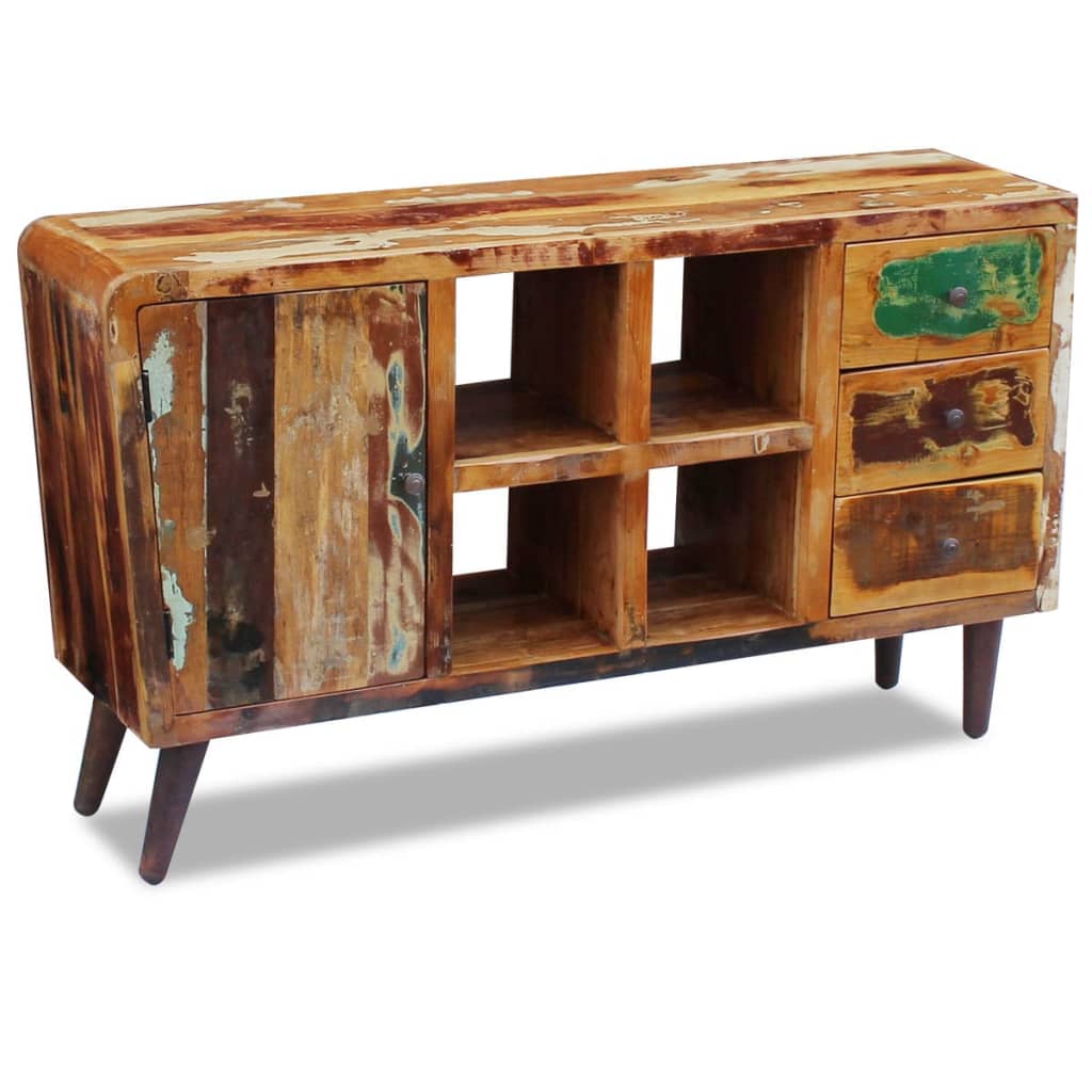 Credenza in Legno Massello di Recupero 150x40x86 cm - homemem39