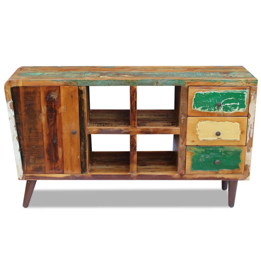 Credenza in Legno Massello di Recupero 150x40x86 cm - homemem39