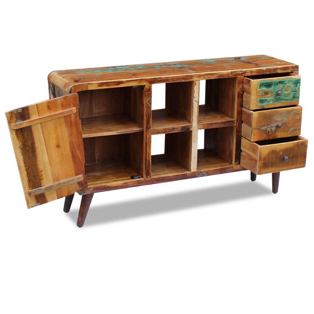 Credenza in Legno Massello di Recupero 150x40x86 cm - homemem39