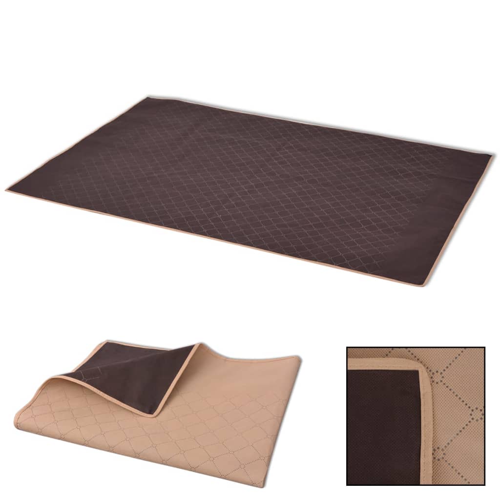 Tovaglia da Picnic Beige e Marrone 100x150 cm - homemem39