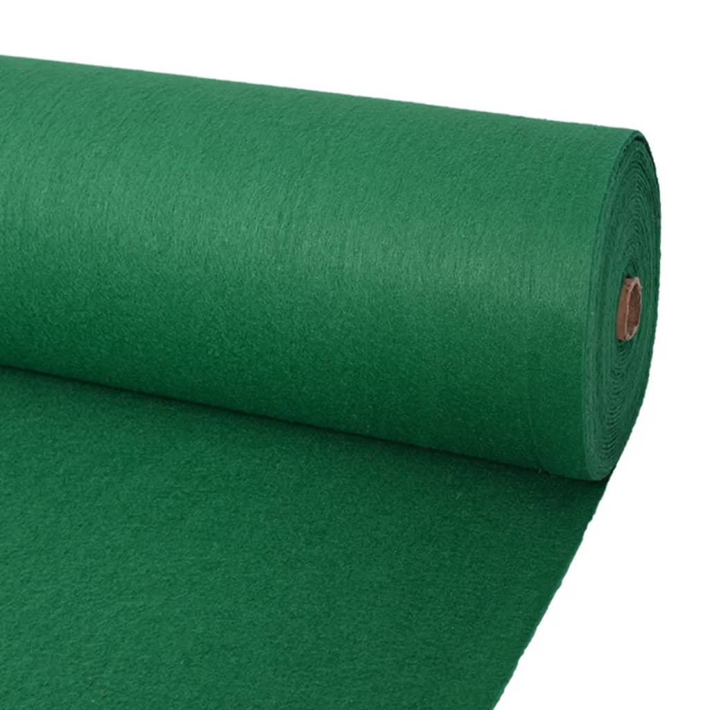 Tappeto Piatto da Esposizione 1x12 m Verde - homemem39