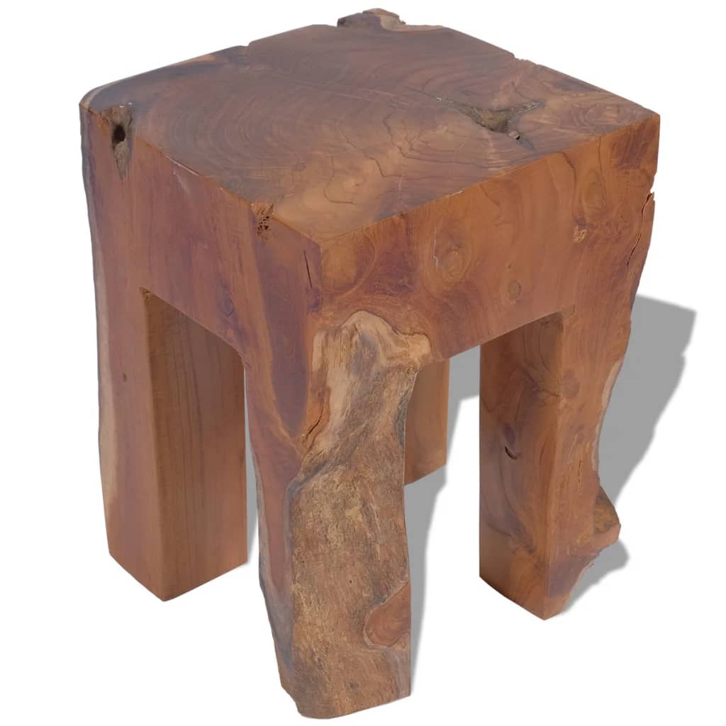 Sgabello in Legno Massello di Teak - homemem39