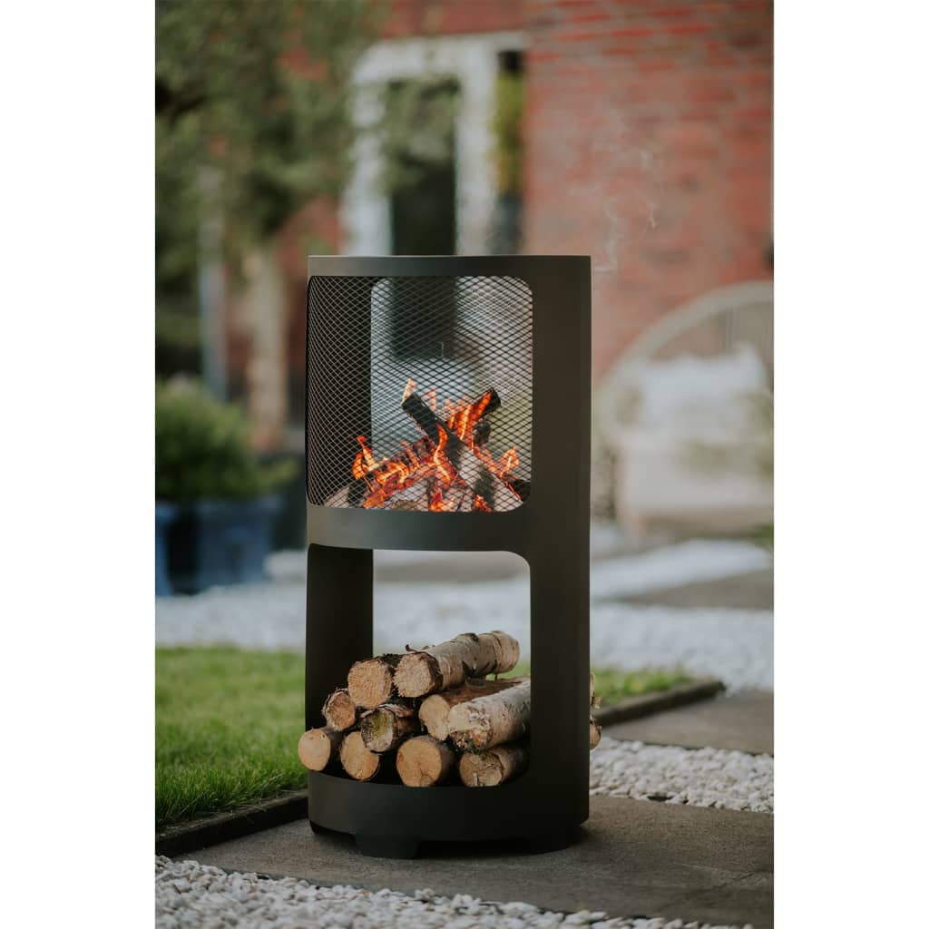 RedFire Braciere Buffalo 44x90cm in Acciaio Opaco Nero - homemem39