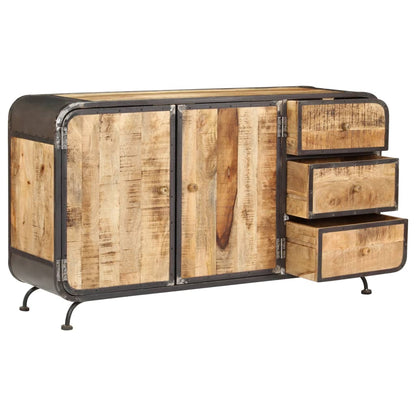 Credenza 140x40x80 cm Legno Massello di Mango - homemem39