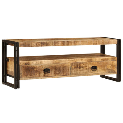 Mobile Porta TV 120x35x45 cm Legno Massello di Mango - homemem39