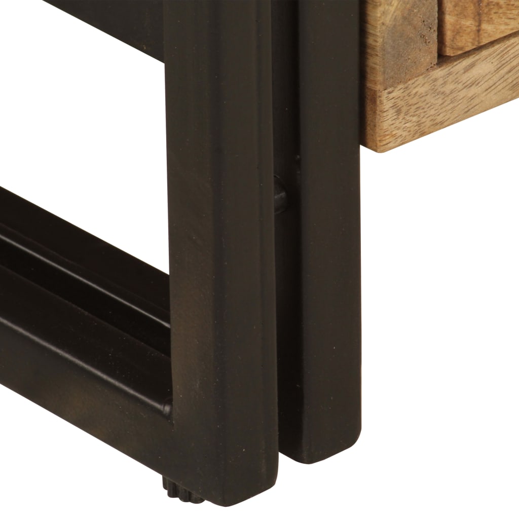 Mobile Porta TV 120x35x45 cm Legno Massello di Mango - homemem39