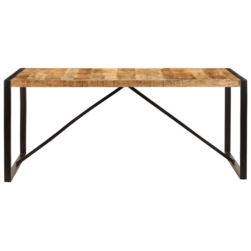 Tavolo da Pranzo 180x90x75 cm in Legno Massello di Mango - homemem39