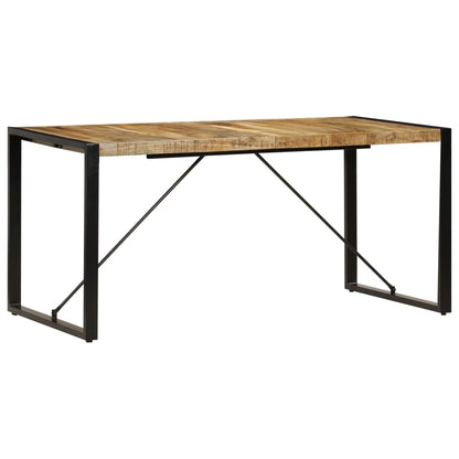 Tavolo da Pranzo 160x80x75 cm in Legno Massello di Mango - homemem39