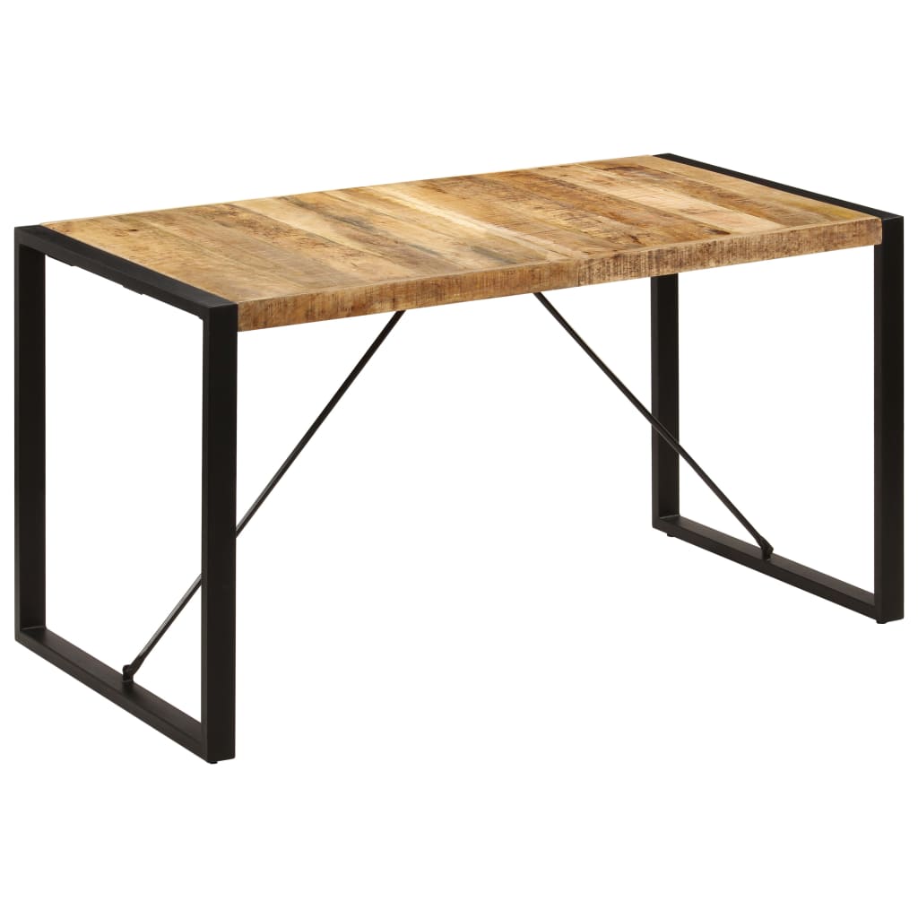 Tavolo da Pranzo 140x70x75 cm in Legno Massello di Mango - homemem39